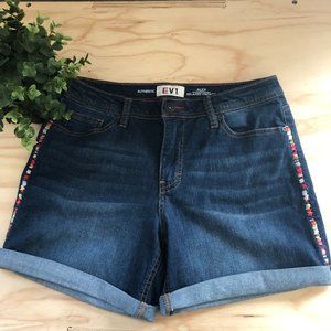 EV1 - Rainbow Jean Shorts